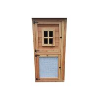 Deurpaneel half gaas /half dicht 85x180cm