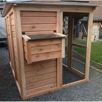 kippenhok met legnest douglas