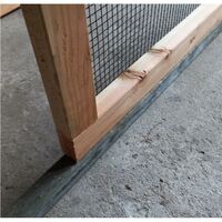 Kunststof regel 40x40 mm